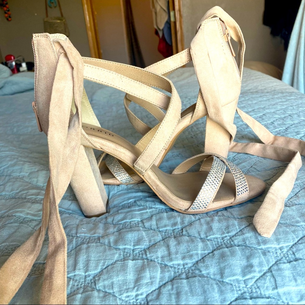 Strappy heels, Torrid, Wide Width
